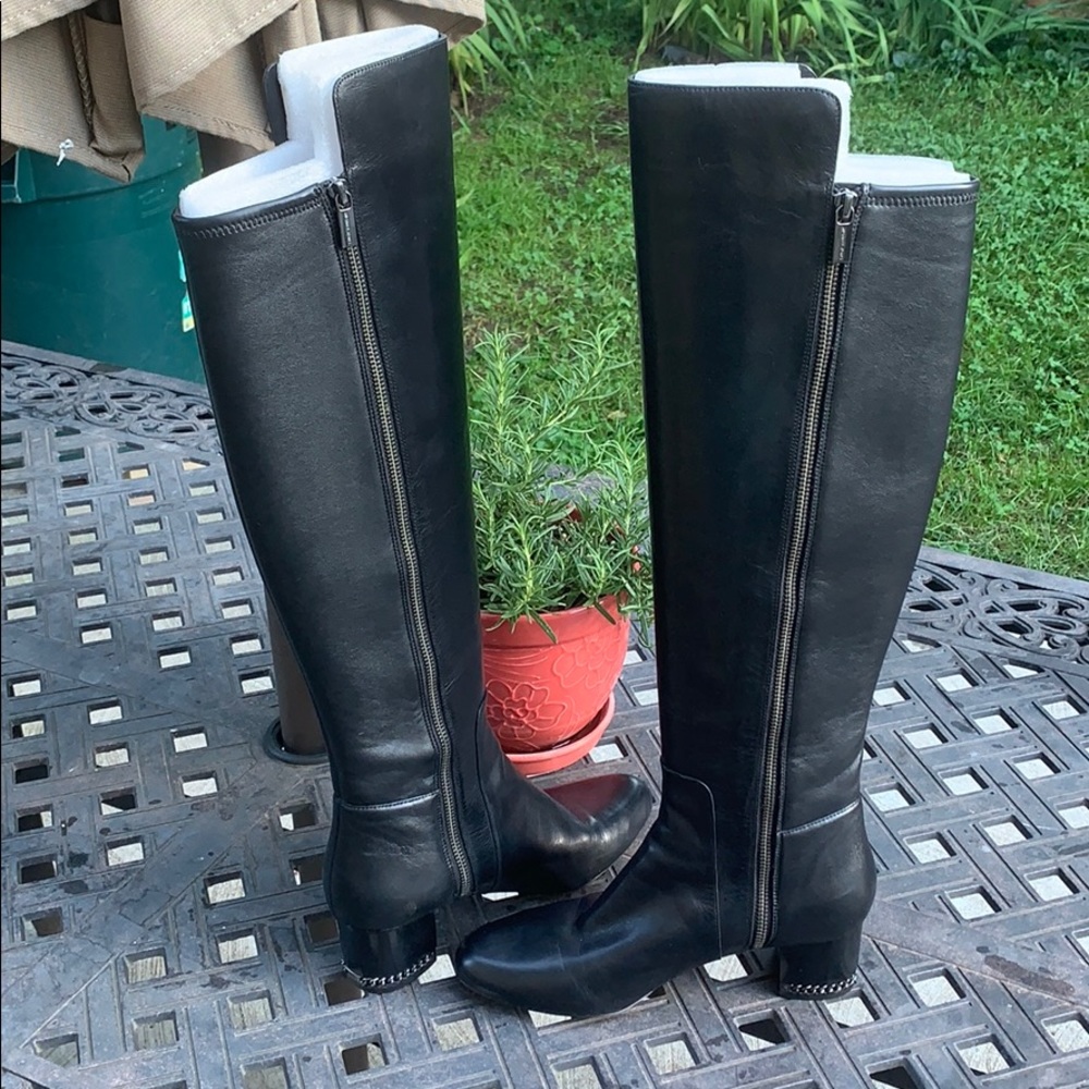 Michael Kors over the knee leather boots - Picture 3 of 9
